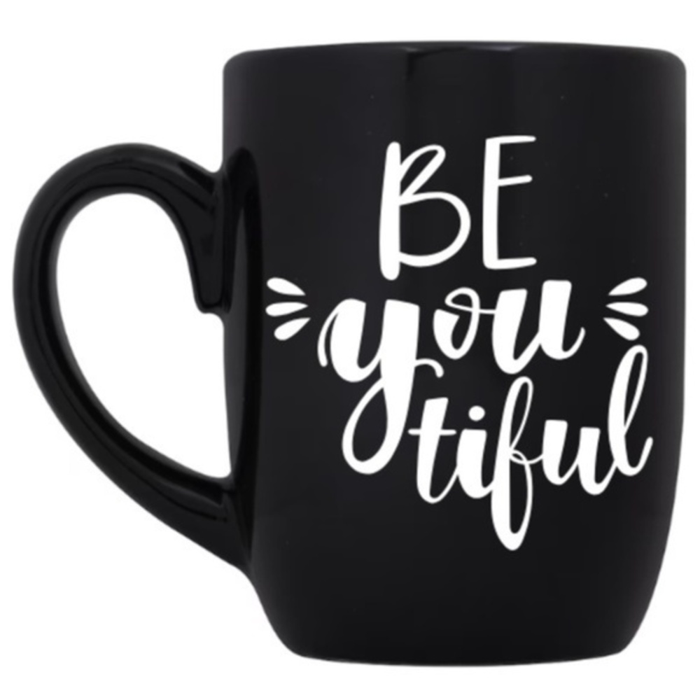 BeYOUtiful Motivation Affirmation Coffee Cup Mug